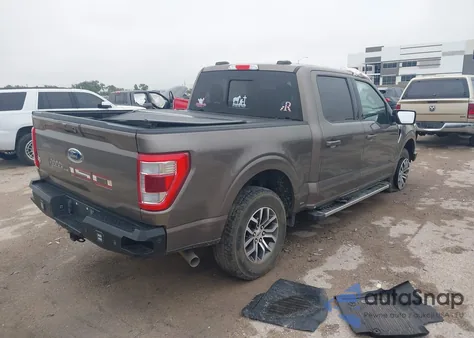 2022 Ford F-150 Lariat из США, поврежденный, VIN 1FTFW1E56NKD52269